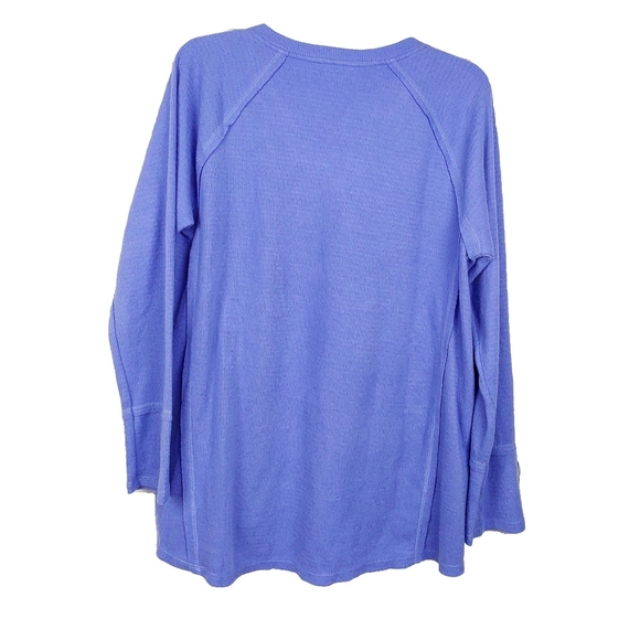 NWT Wildfox $84 Wmns  Purple Orchid Waffle Top - Picture 5 of 7